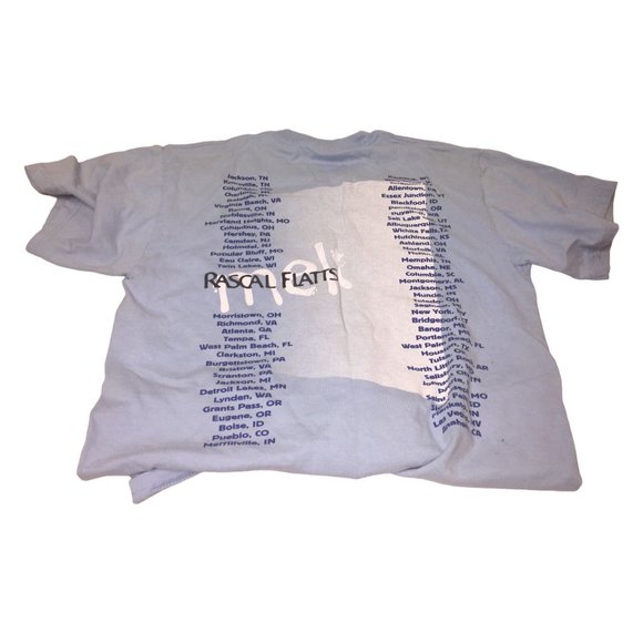 RASCAL FLATTS  'Melt' Tour Concert Souvenir T Shirt - Size Medium - Picture 4 of 7